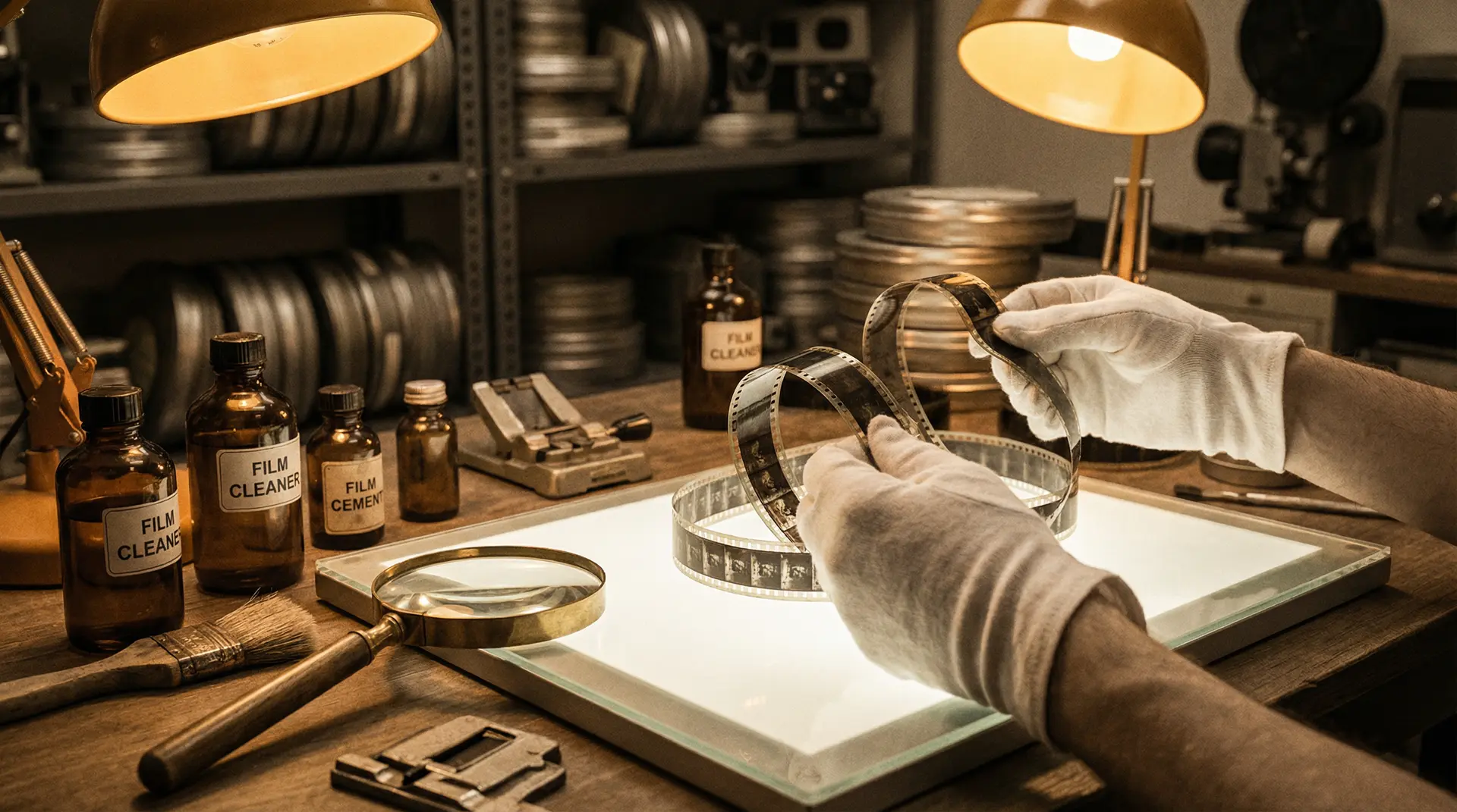 修复师手记 - 经典 大胸 胶片修复工作台